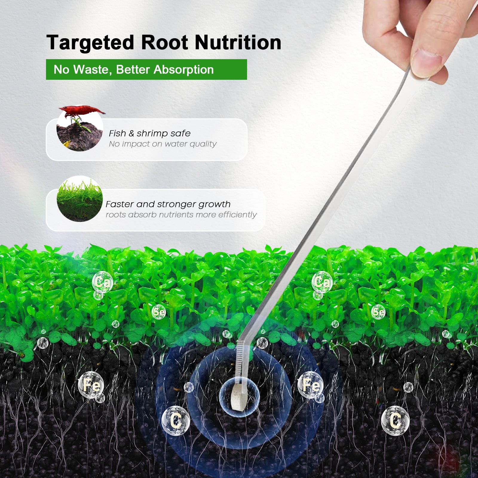 Aquarium Plant Root Fertilizer - FZONE Root Tabs Freshwater Aquarium Plant