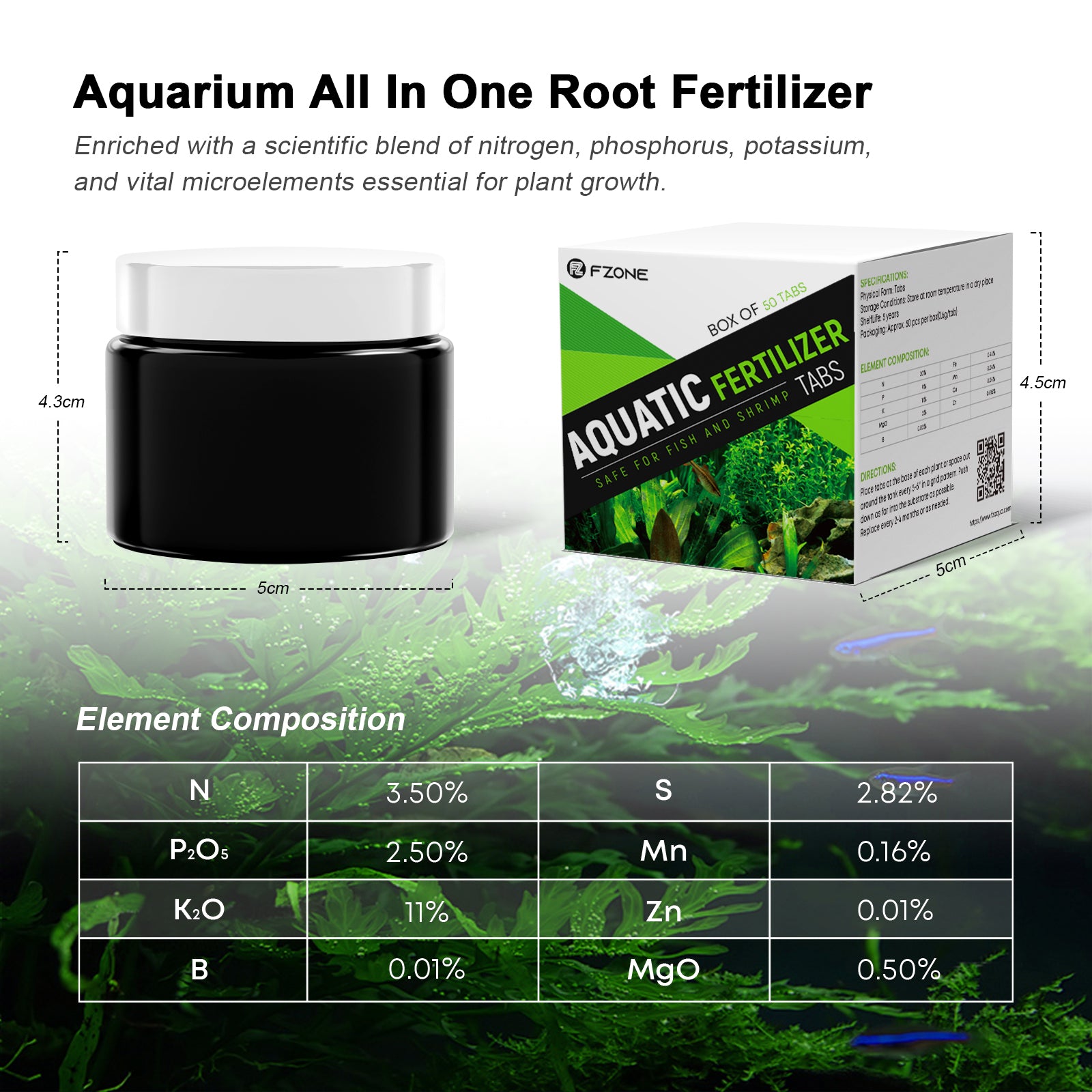 FZONE Root Tabs Freshwater Aqu - Aquarium Plant Root Fertilizer ulasan dan harga