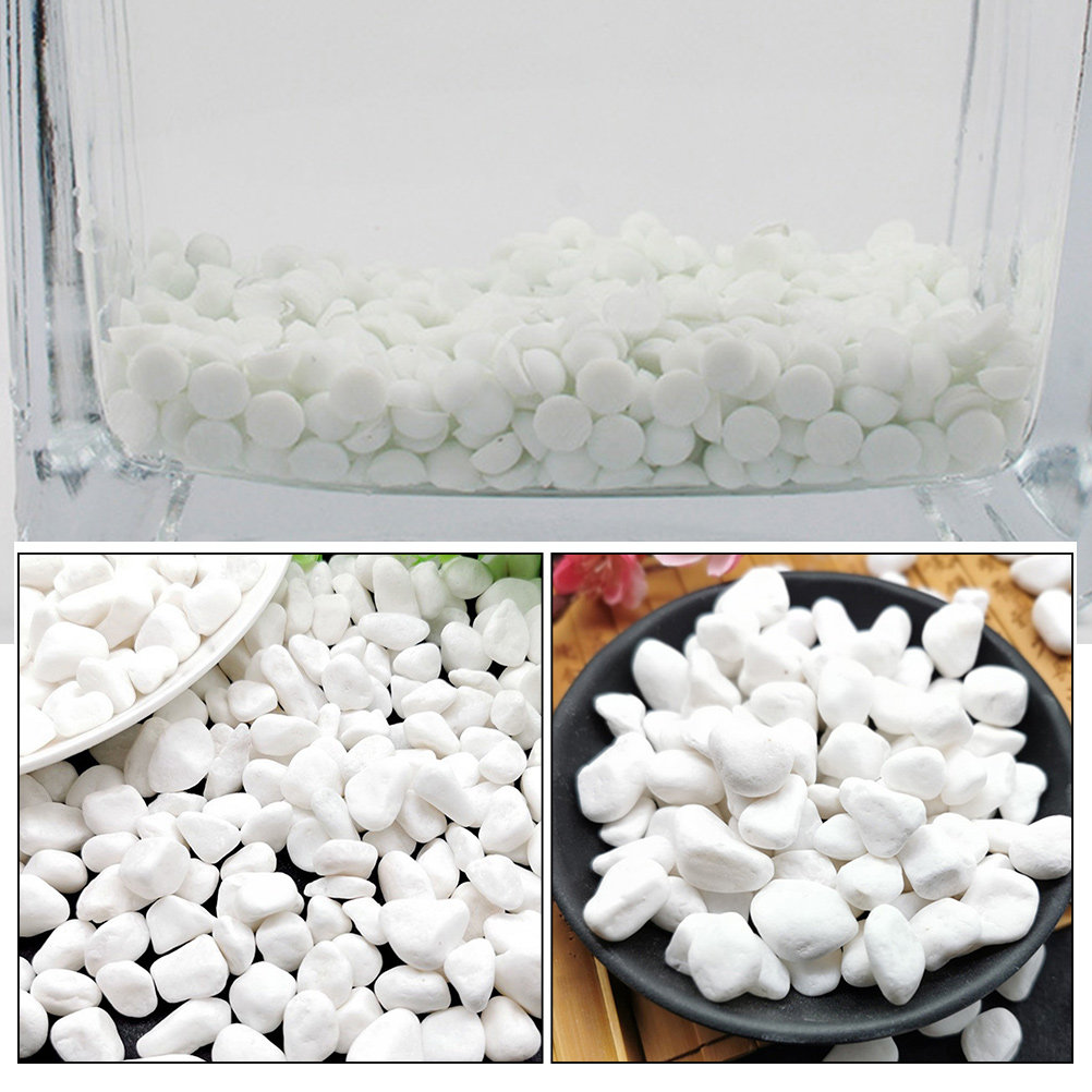 1Set White Small Stones Decora - Aquarium Planted ulasan dan harga