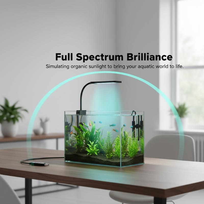 USB Aquarium Clip Light Flexib - Aquarium Planted ulasan dan harga