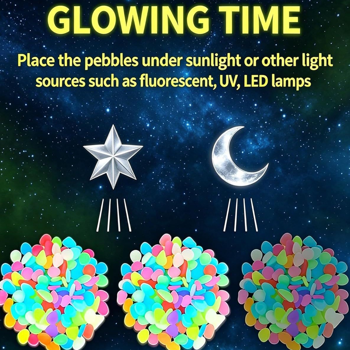 Colorful Glow In The Dark Lumi - Aquarium Planted ulasan dan harga