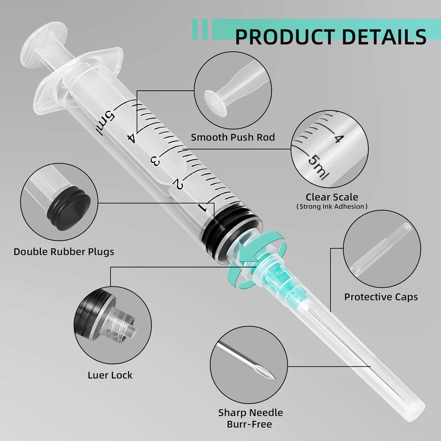 5ml Luer Lock Syringe, Suitabl - Aquarium Plant Order ulasan dan harga