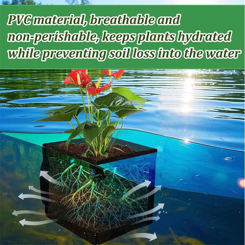 4 Pcs Black Mesh Pond Planting - Aquarium Planted ulasan dan harga
