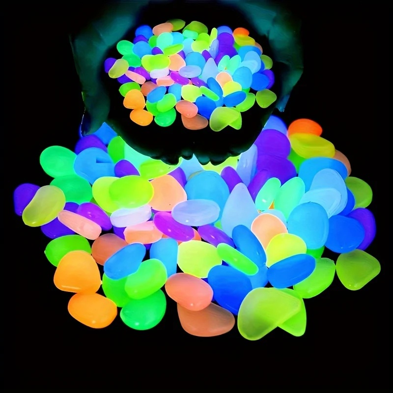 50-200pcs Glow in The Dark Peb - Aquarium Plant Order ulasan dan harga