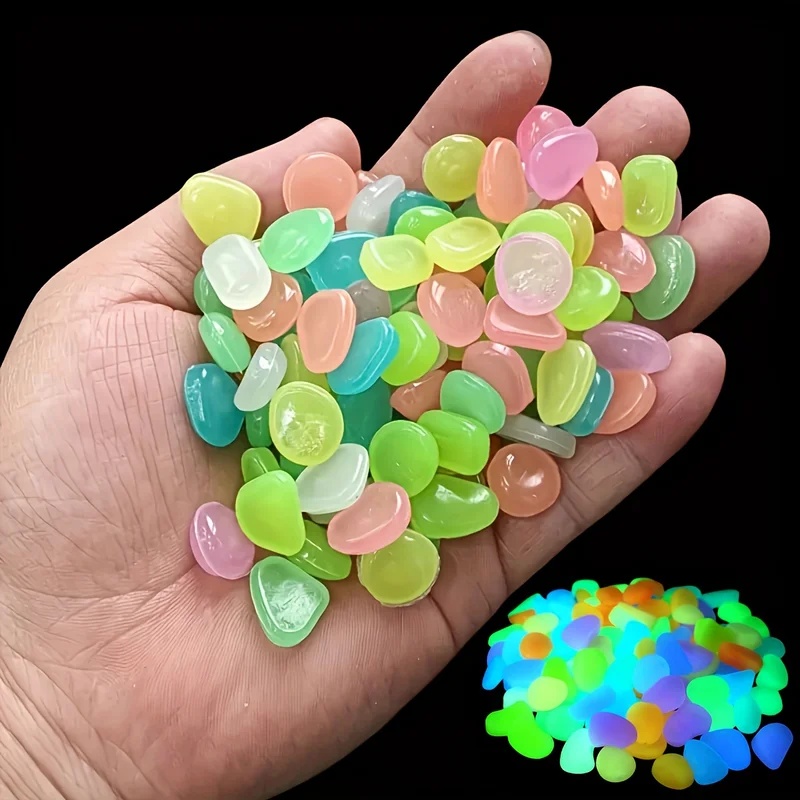 50-200pcs Glow in The Dark Peb - Aquarium Plant Order ulasan dan harga