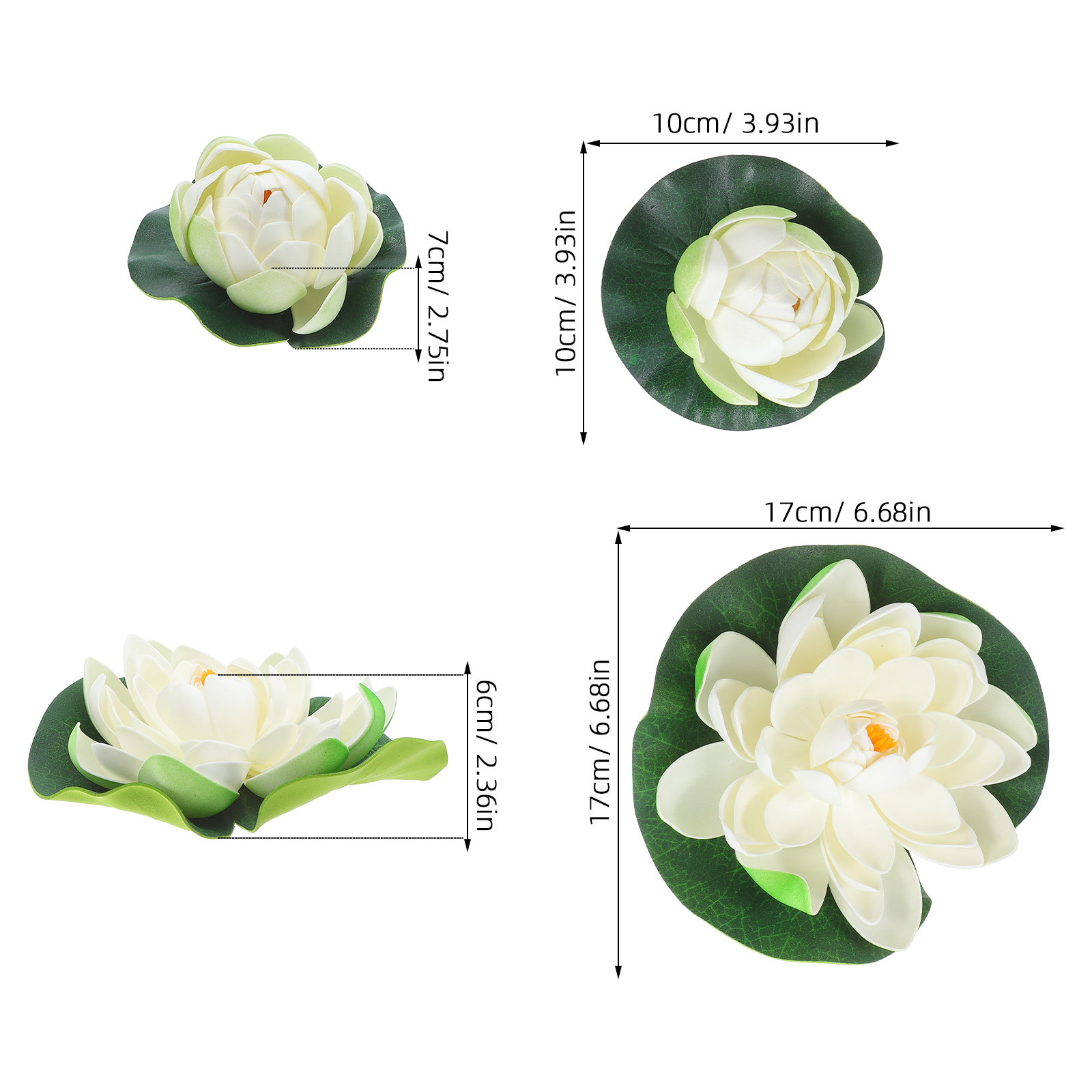 5Pcs Artificial Floating Water - Aquarium Planted ulasan dan harga