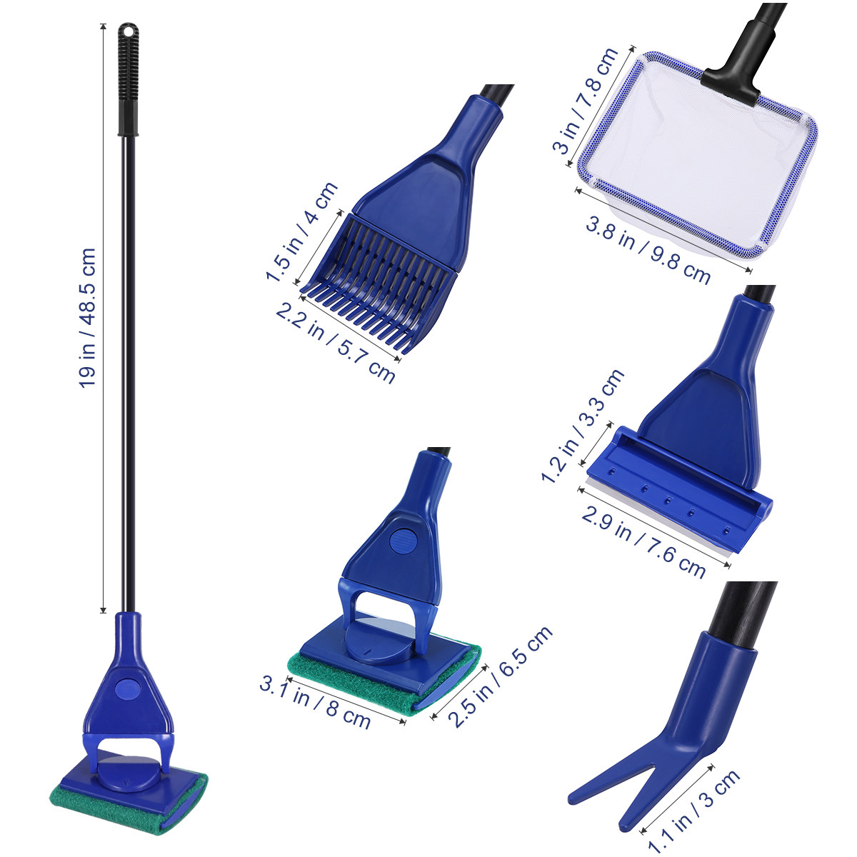 Fish Tank Cleaning Kit Aquariu - Planted Aquarium Tool Kit ulasan dan harga
