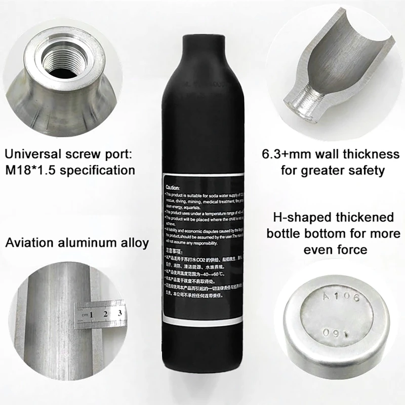 High Pressure Bottle Thread M1 - Aquarium Plant Order ulasan dan harga