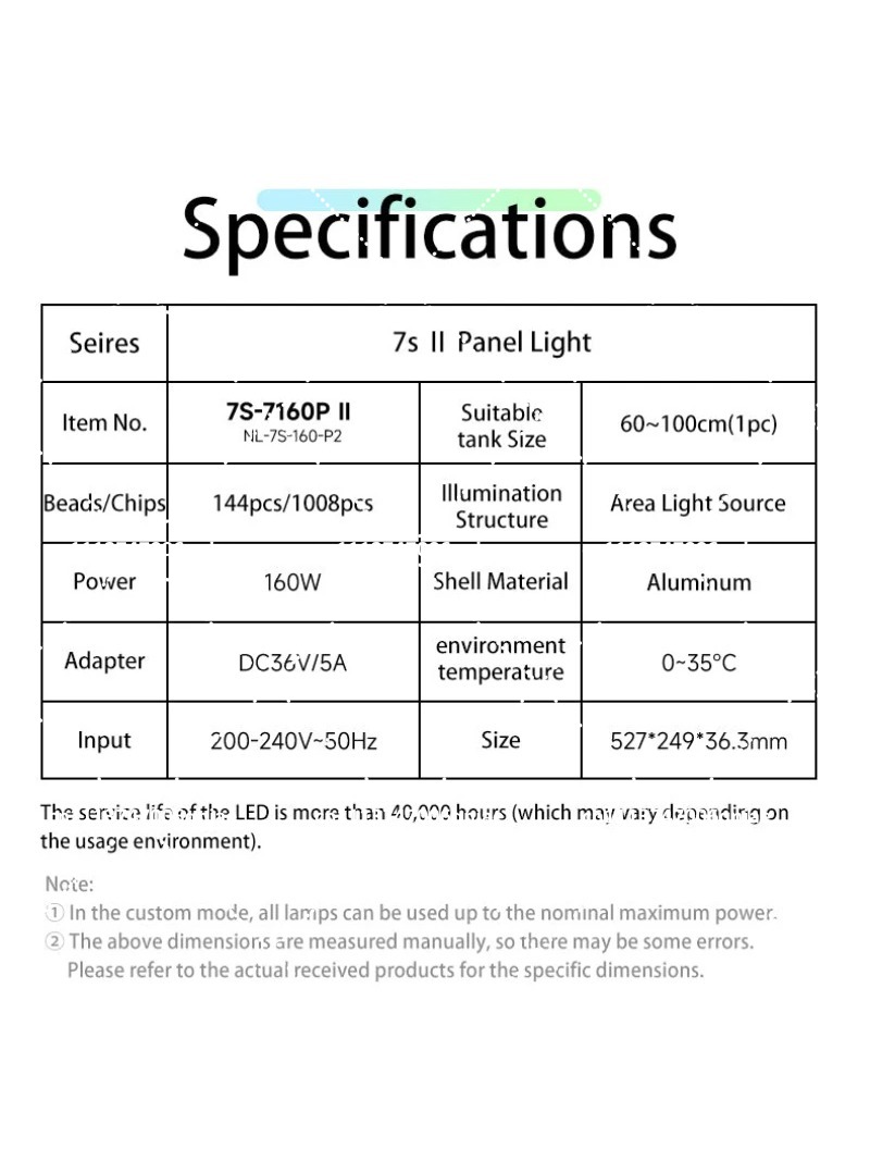 Aquarium LED Light 160W RGB Fu - Aquarium Planted ulasan dan harga